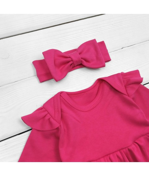 Crimson Dexter`s Long Sleeve Body Dress Pink 9-55 80 cm (d9-55-4)