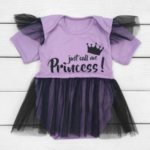 Dexter`s summer princess tulle bodysuit Purple; Black d182-1d-lv 74 cm (d182-1d-lv)