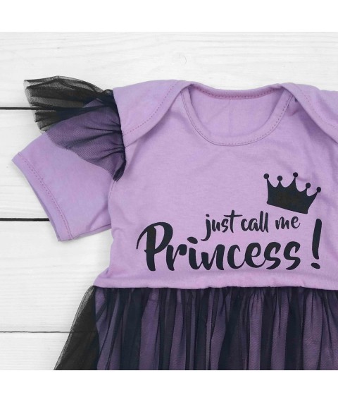 Dexter`s summer princess tulle bodysuit Purple; Black d182-1d-lv 86 cm (d182-1d-lv)