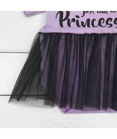 Dexter`s summer princess tulle bodysuit Purple; Black d182-1d-lv 86 cm (d182-1d-lv)