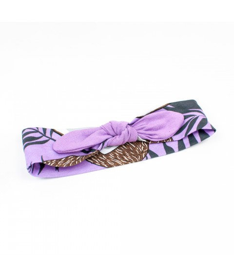 Боди платье с повязкой для новорожденных VioletNut  Dexter`s  Фиолетовый d10-55-1к-лв  74 см (d10-55-1к-лв)