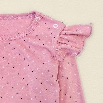 Розовый боди для девочки Dots  Dexter`s  Розовый 104  86 см (d104тк-трв)