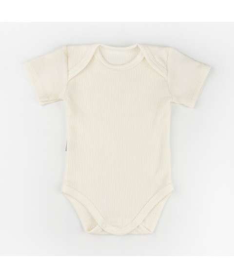 Боды лодлчка с вафельки Cream  Dexter`s  Молочный d104-1вф-мл  74 см (d104-1вф-мл)