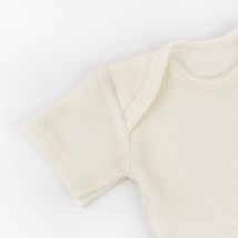 Боды лодлчка с вафельки Cream  Dexter`s  Молочный d104-1вф-мл  74 см (d104-1вф-мл)