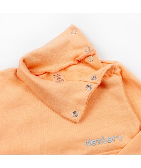 Детский базовый боди футер Dexter`s  Dexter`s  Персиковый d339-4  68 см (d339-4)