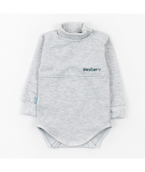 Grey Dexter`s Dexter`s Gray d339-1 92 cm (d339-1) bodysuit for toddlers made of fleece