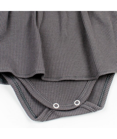 Dexter`s Girl's Bandage Print Bodysuit Gray d10-55-2sr 86 cm (d10-55-2sr)
