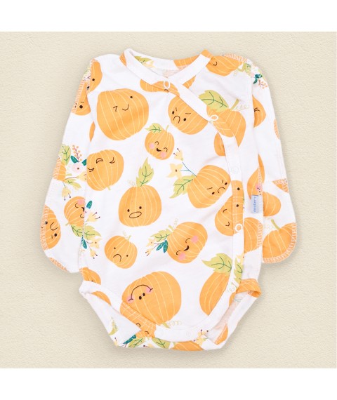 Боді кулір для немовля Happy Pumpkins  Dexter`s  Білий;Жовтогарячий d105грб  62 см (d105грб)