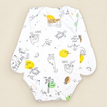 Zoo Dexter`s White d104zo 62 cm (d104zo) bodysuit with outer seam