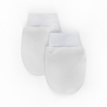 Царапки для малышей на манжете 0-3 мес White  Dexter`s  Белый 915112  0-3м (915112)