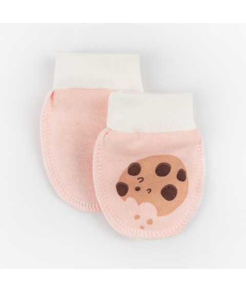 Царапки для малышей начесные на манжете 0-3 мес Pink Cookies  Dexter`s  Розовый 315172  0-3м (315172)