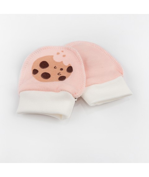 Царапки для малышей начесные на манжете 0-3 мес Pink Cookies  Dexter`s  Розовый 315172  0-3м (315172)