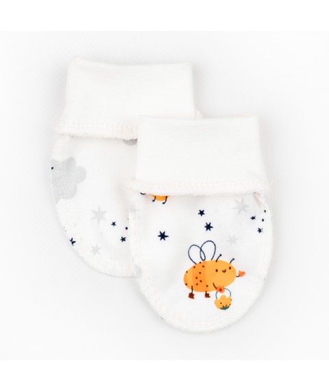 Царапки интерлок Bees  Dexter`s  Молочный
 d916бд-нв  0-3мес (d916бд-нв)