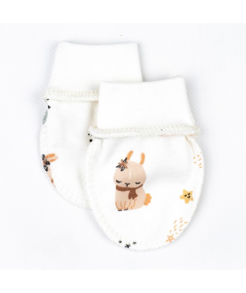 Царапки интерлок Bunnies  Dexter`s  Молочный d916з-нв  0-3м (d916з-нв)