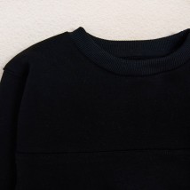 Jumper children's three-thread on fleece black Dexter`s Dexter`s Black d2163-1 122 cm (d2163-1)