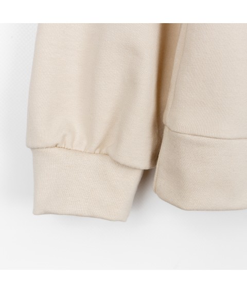Свитшот для девочки Leo Beige  Dexter`s  Бежевий d215-1лпр-бж  134 см (d215-1лпр-бж)