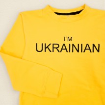 Свитшот желтый детский I`M UKRAINIAN  Dexter`s  Желтый 2112  140 см (d2112-2)