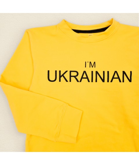 Свитшот желтый детский I`M UKRAINIAN  Dexter`s  Желтый 2112  122 см (d2112-2)