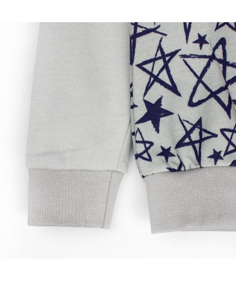 Warm knitted jumper Star Dexter`s Gray; Blue 3015 110 cm (d3015-2)