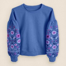 Women's blue stitched shirt. Dexter`s Blue 2110 L (d2110-2)