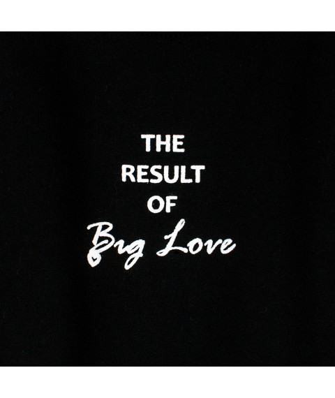 Child's oversize sweatshirt Big LOVE Dexter`s Black d315lv-chn 98 cm (d315lv-chn)