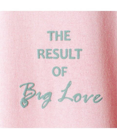 Стильний світшот Big LOVE  Dexter`s  Рожевий d315лв-рв  110 см (d315лв-рв)