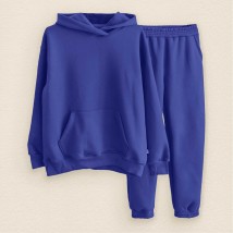 Stylish women's demi-season suit Blue Dexter`s Blue; Violet 2145 M (d2145-3)