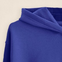 Stylish women's demi-season suit Blue Dexter`s Blue; Violet 2145 M (d2145-3)