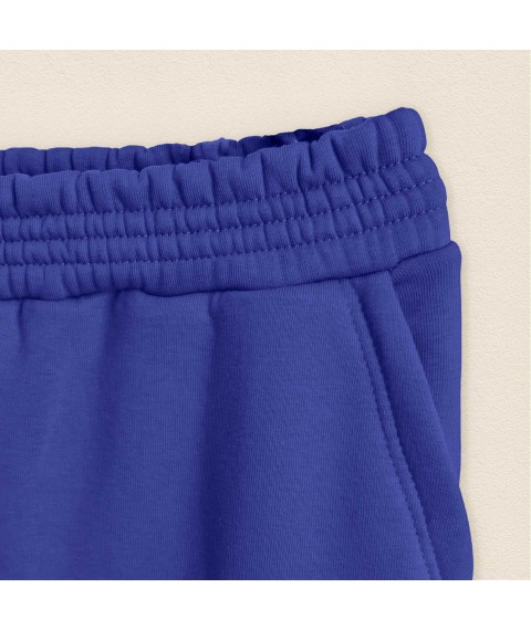 Stylish women's demi-season suit Blue Dexter`s Blue; Violet 2145 S (d2145-3)