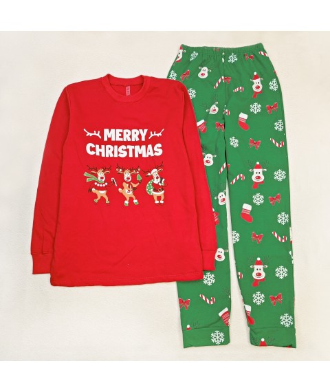 Пижама мужская футер Merry Christmas  Dexter`s  Красный;Зеленый d3003снт-кр   XL (d3003снт-кр )