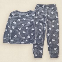 Теплая детская пижама Lapki  Dexter`s  Серый 423  134 см (d423гн-ср)