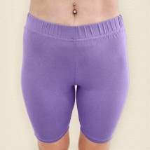 Women's leggings made of light plain fabric Dexter`s Purple 14-03 L (d14-03)