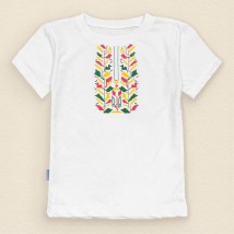 White t-shirt for men with a patriotic print Dexter`s White 1104 S (d1104ас-б)