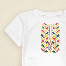 T-shirt for children with a patriotic print Dexter`s White 1102 98 cm (d1102ас-б)