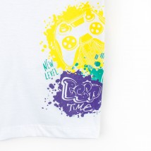 Футболка детская Graffiti  Dexter`s  Белый d1126б  122 см (d1126б)