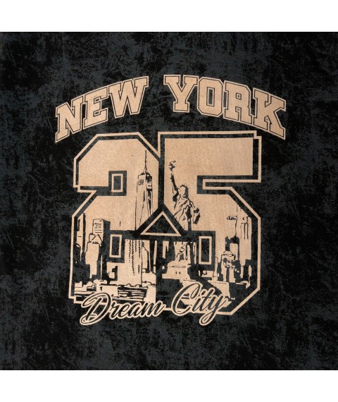 Футболка для детей с принтом NEW YORK  Dexter`s  Черный 152542  158 см (152542)