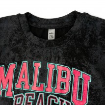 Футболка для детей с принтом MALIBU  Dexter`s  Черный 152541  152 см (152541)