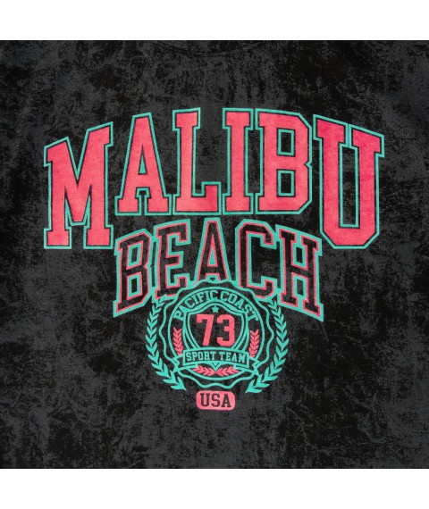 Футболка для детей с принтом MALIBU  Dexter`s  Черный 152541  152 см (152541)