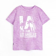 Футболка для детей с принтом Los Angeles  Dexter`s  Сиреневый 152563  140 см (152563)