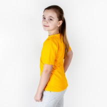 Дитяча футболка з коротким рукавом під вишиванку  Dexter`s  Жовтий 1102  134 см (d1102ас-ж)