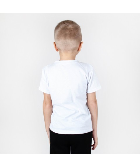 T-shirt for boy No WAR Dexter`s White 1102 98 cm (d1102-6)