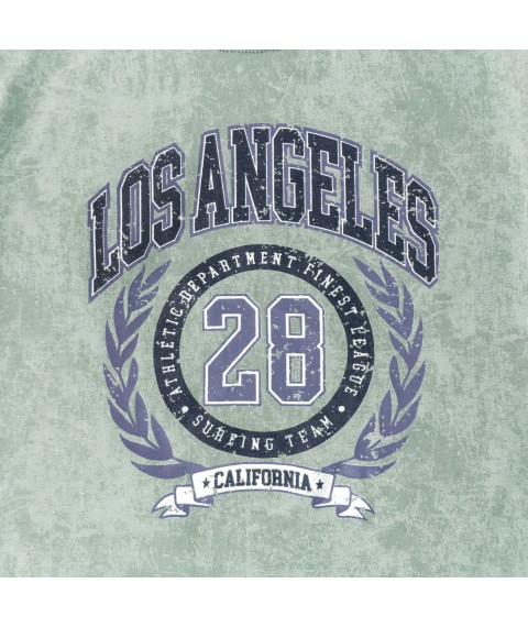 Футболка для детей с принтом Los Angeles  Dexter`s  Зеленый 152591  152 см (152591)