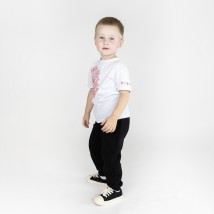 Dexter`s embroidered short-sleeved T-shirt for children White 1102 98 cm (d1102-1)