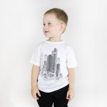 Детская футболка City белого цвета  Dexter`s  Белый d101ст-б  110 см (d101ст-б)