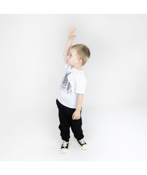 Children's t-shirt City white color Dexter`s White 101 110 cm (d101st-b)