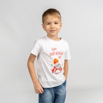 Футболка дитяча з принтом Saint Nicholas  Dexter`s  Білий d1102-77  158 см (d1102-77)
