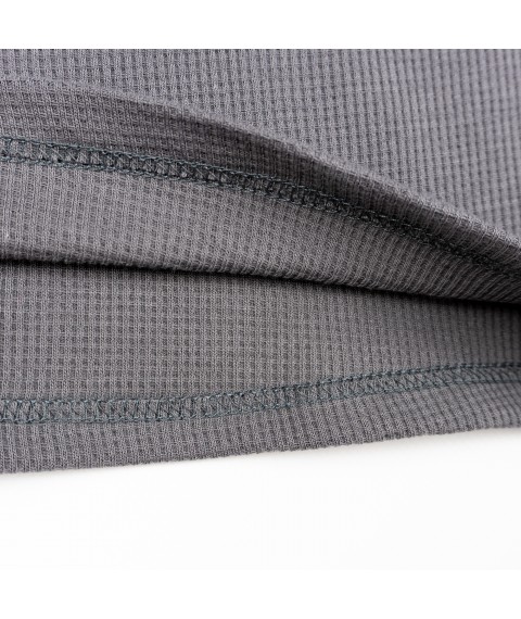 Футболка для девочки вафелька Graphite  Dexter`s  Серый d1101вф-ср  134 см (d1101вф-ср)