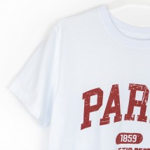 Футболка жіноча з принтом PARIS  Dexter`s  Білий d1601-3  S (d1601-3)