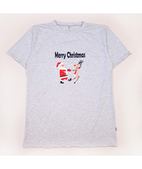 Merry Christmas Dexter`s T-shirt for men Gray d1104Sun-Wed L (d1104Sun-Wed)