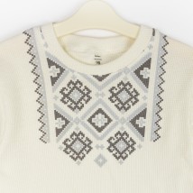 Дитяча футболка з орнаментом Cream  Dexter`s  Молочний d1101вф-мл  122 см (d1101вф-мл)